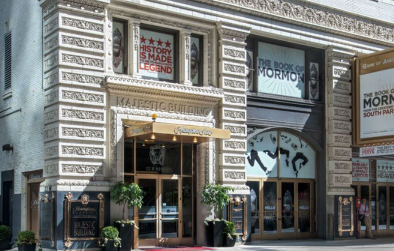 Hampton Inn Majestic Chicago Theatre District Exterior photo